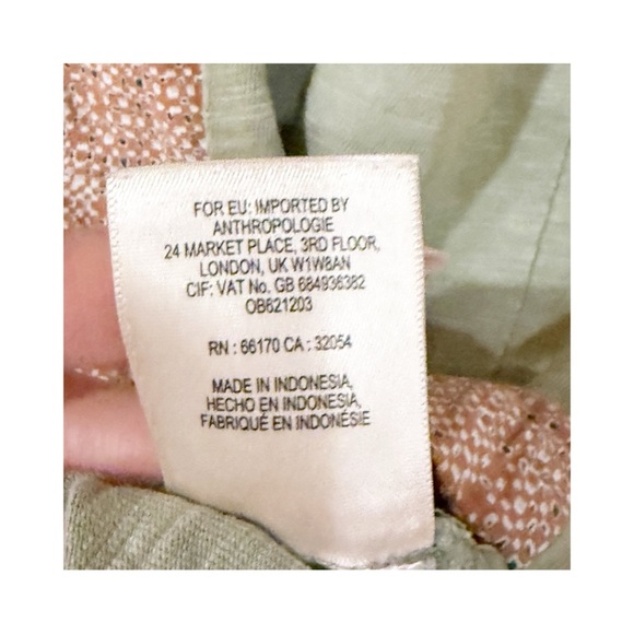 - Anthropologie Green Akemi & Kin Hanselle Cocoon Dress Muted Olive S - Picture 7 of 9